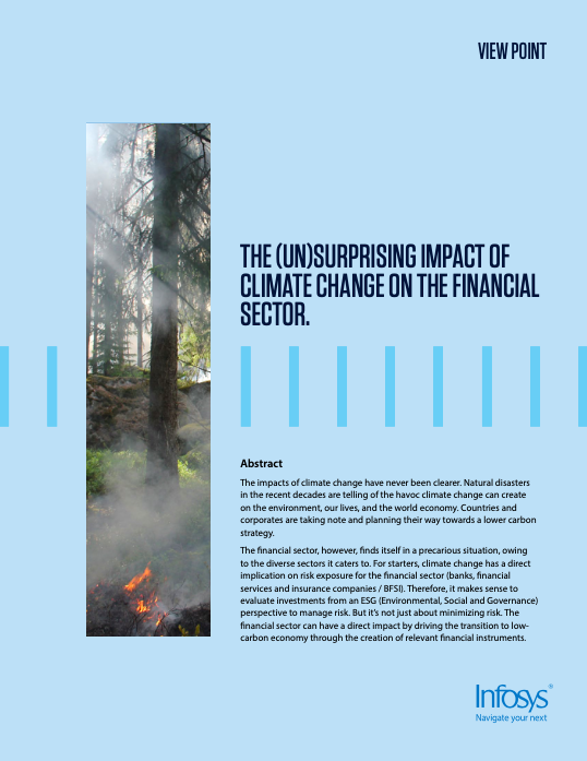The (Un)Surprising Impact of Climate Change on the Financial Sector